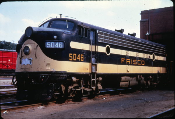 FP7 5046 at St. Louis, Missouri in July 1965 (Golden Spike Productions)