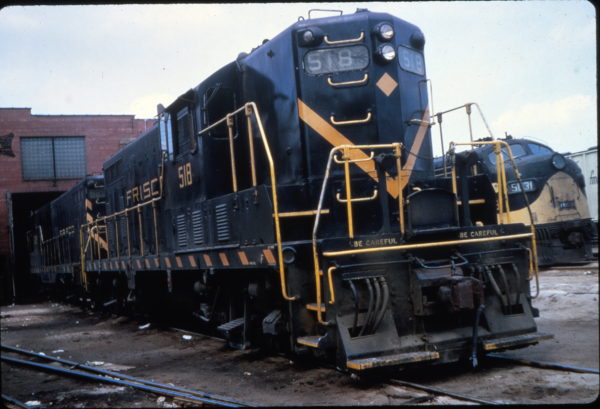 GP7 518 at St. Louis, Missouri in August 1965 (Vernon Ryder)
