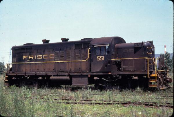 RS-2 551 at Gary, Indiana in July 1972 (Golden Spike Productions)