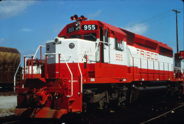 SD40-2 955 at Kansas City, Missouri in August 1978 (Vernon Ryder)