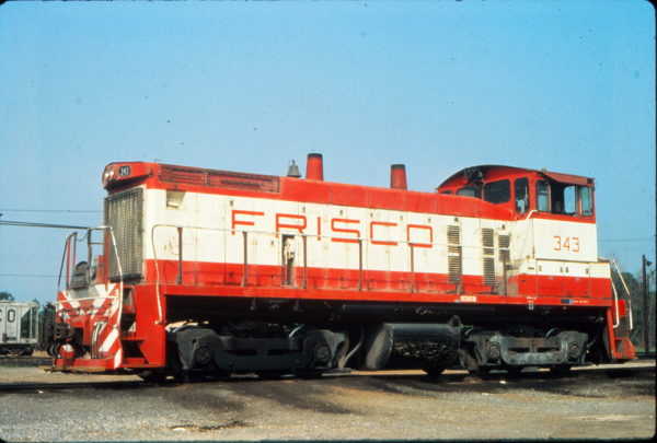 SW 1500 343 at Capeville, Tennessee in May 1977 (Vernon Ryder).