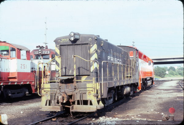 VO-1000 202 (EMD Repowered) at Springfield, Missouri in September 1978 (Neil Shankweiler)