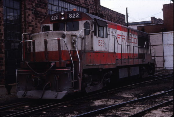U25B 822 at Saint Louis, Missouri in April 1978