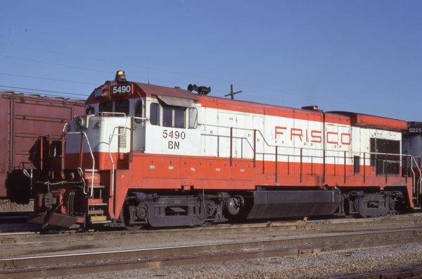 B30-7 5490 (ex-868) at Memphis, Tennessee in January 1981