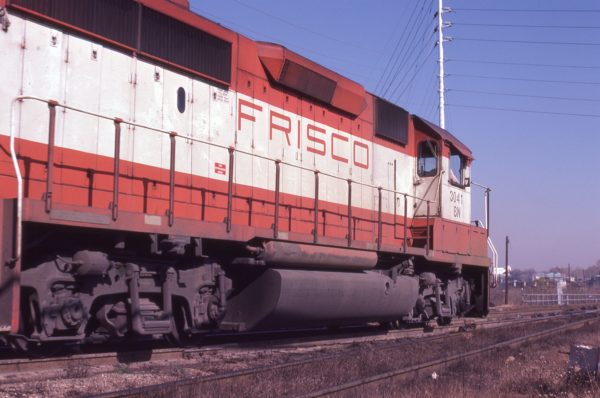 GP40-2 3041 at St. Louis, Missouri in November 1981