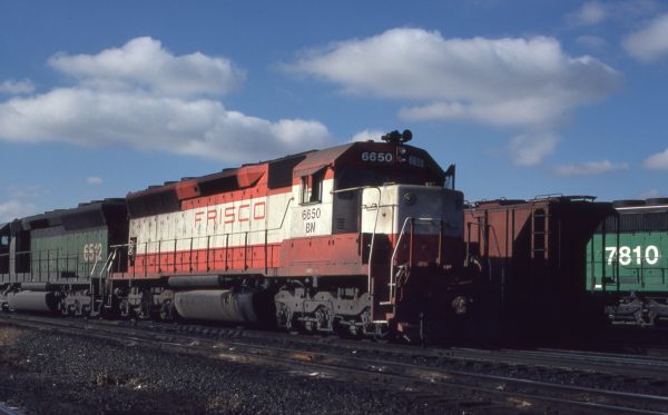SD45 6650 Ex-900 at Chicago, Illinois on January 29, 1981 (Ray Weart)