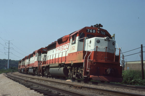 GP40-2s 760 and 762 at Valley Park, Missouri on August 30, 1980 (Chuck Frey)
