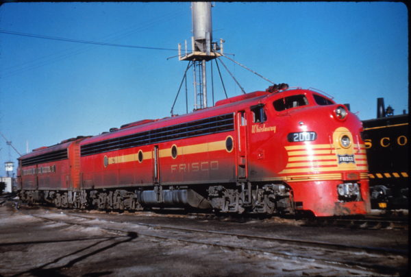 E8A 2007 (Whirlaway) at the St. Louis, Missouri Engine Terminal in February 1961 (Al Chione)