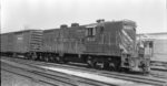 GP7 632 at North Clinton, Missouri on March 16, 1976