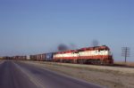 SD45 929, GP38AC 642 and GP38-2 406 on April 19, 1980 at Lenexa, Kansas (J.C. Benson)