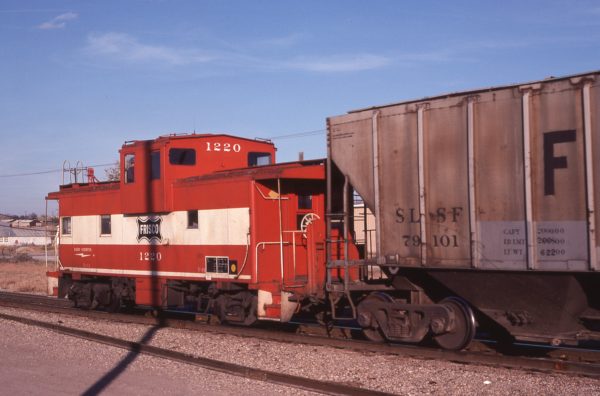 Caboose 1220 at Frisco, Texas on November 30, 1980 (Richard Yaremko)