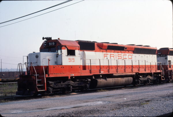SD45 919 at Birmingham, Alabama in August 1980 (Harlen Wilson)