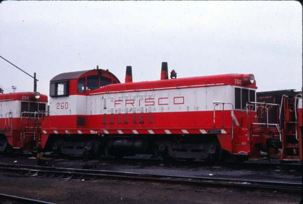 NW2 260 at St. Louis, Missouri in April 1978
