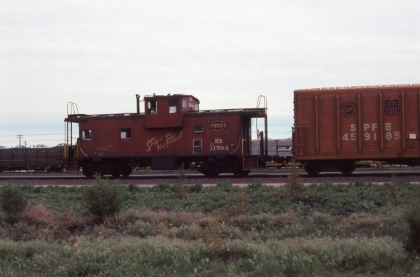 Caboose 11584 (Frisco 1256) at North Platte, Nebraska on June 18, 1981