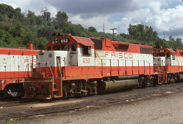 GP38-2 692 at Kansas City, Missouri on May 26, 1975