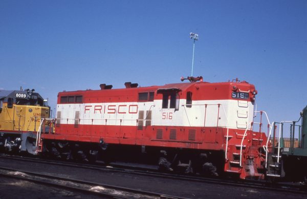 GP7 516 at North Platte, Nebraska on September 2, 1979 (Bob Hedgecock)