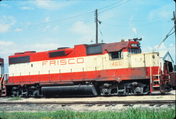 GP38-2 466 at Fort Worth, Texas in May 1980 (Vernon Ryder)