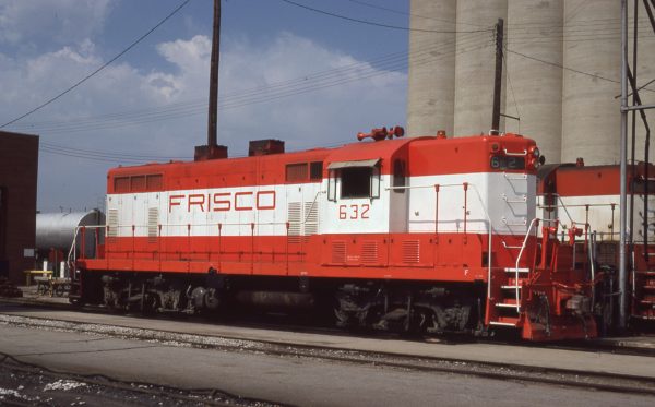 GP7 632 at Wichita, Kansas in July 1979 (Dan Warner)