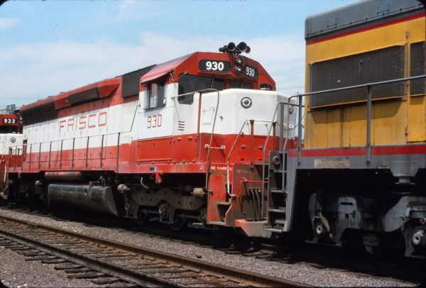 SD45 930 at Cheyenne, Wyoming in July 1975