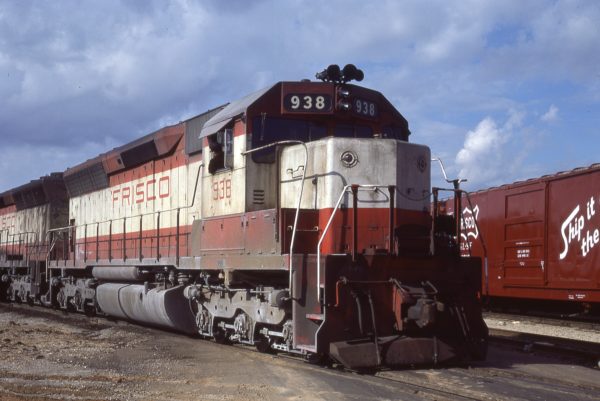 SD45 938 at Memphis, Tennessee on January 26, 1977 (J.H. Wilson)