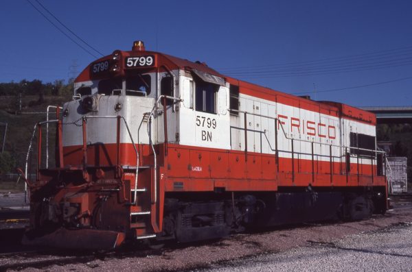 U30B 5799 (Frisco 862) at Omaha, Nebraska on October 1, 1981