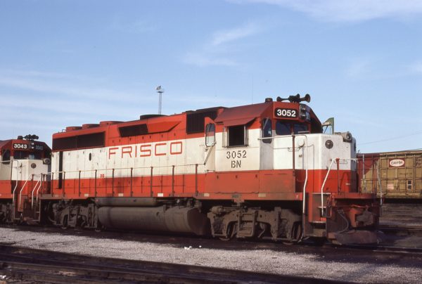 GP40-2 3052 (Frisco 762) at St. Louis, Missouri in November 1981 (M.A. Wise)