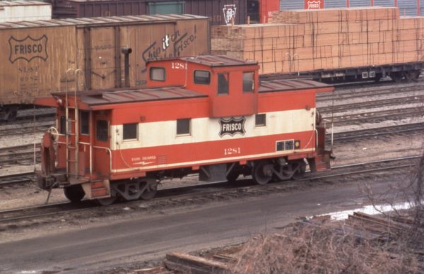 Caboose 1281 at St. Louis, Missouri in 1979