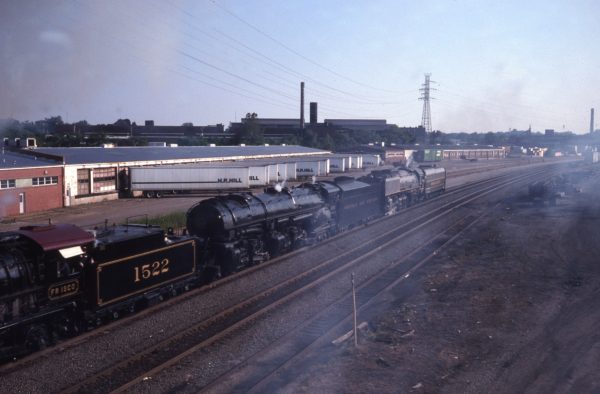 4-8-2 1522, N-W 1218 and UP 844 in June 1990