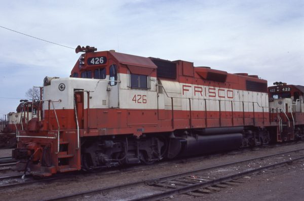 GP38-2 426 at Oklahoma City, Oklahoma on March 12, 1978