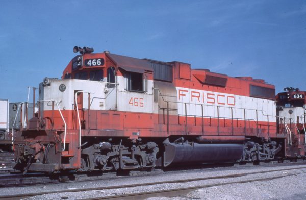 GP38-2 466 at Birmingham, Alabama in January 1980