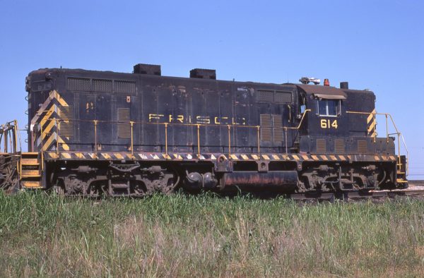 GP7 614 at Marion, Arkansas in May 1975 (Steve Forrest)