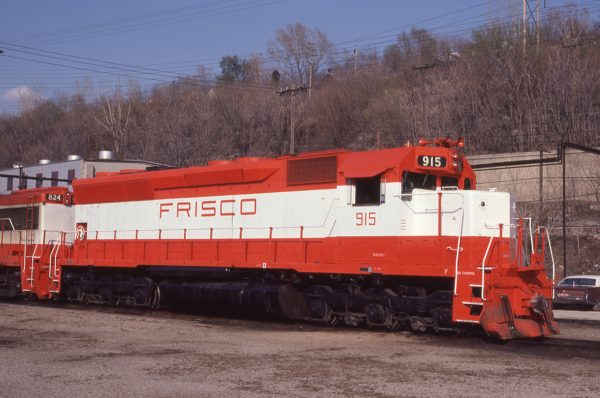 SD45 915 at Kansas City, Missouri on April 18, 1980 (J.C. Benson)