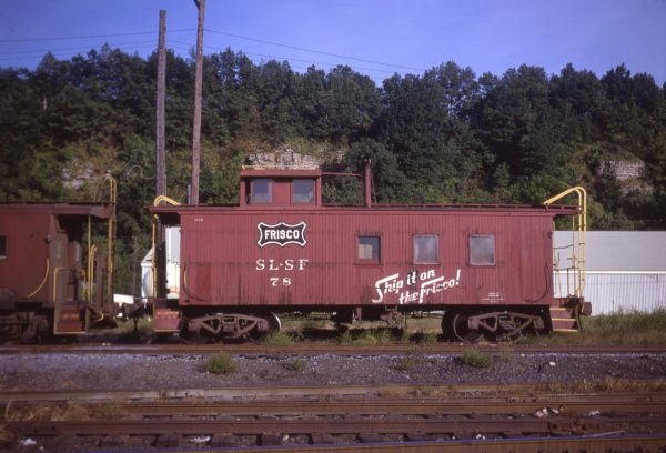 Caboose 78 at Chafee, Missouri on September 1, 1967