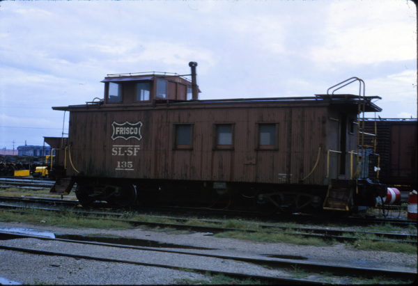 Caboose 135 (location unknown) in October 1964