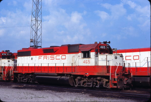GP38-2 465 at Kansas City, Missouri on July 11, 1979 (Warren Opalk)