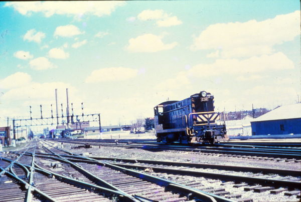 VO-1000 232 at Memphis, Tennessee in April 1956 (Rail Junction Slides)