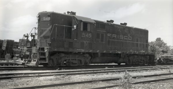 GP7 548 at North Clinton, Missouri on June 17, 1975