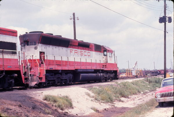 SD45 919 at Mobile, Alabama in May 1973 (Sconza)