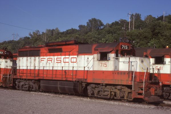 GP35 715 at Kansas City, Missouri on August 24, 1978 (J.C. Benson)