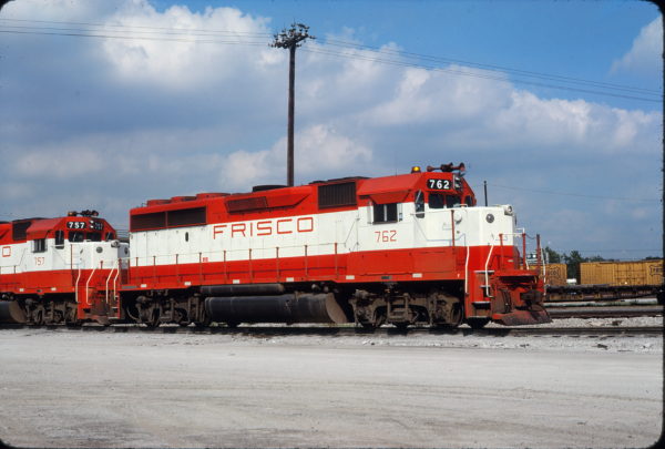 GP40-2 762 at Tulsa, Oklahoma in June 1980 (James Holder)