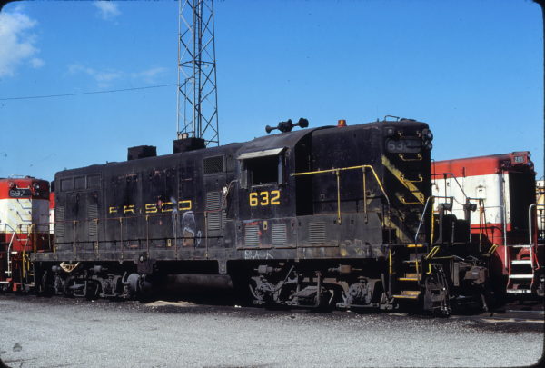 GP7 632 at Kansas City, Missouri on May 13, 1979 (James Primm)