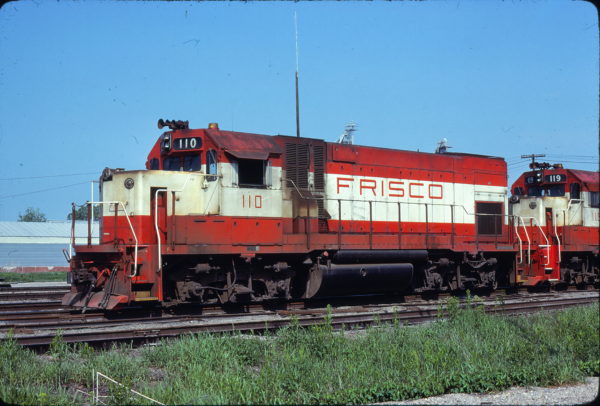 GP15-1 110 at Madill, Oklahoma on May 5, 1980 (Dan Poitras)