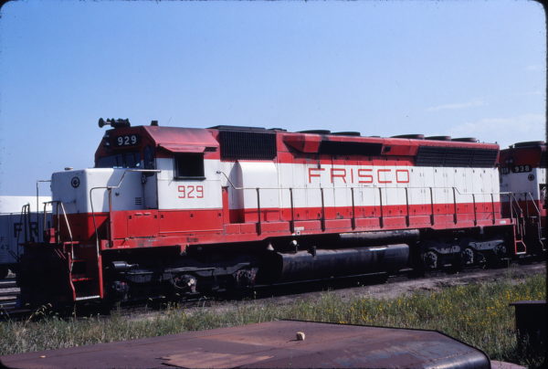 SD45 929 at Springfield, Missouri on August 4, 1980