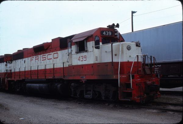GP38-2 439 at Oklahoma City, Oklahoma in November 1978