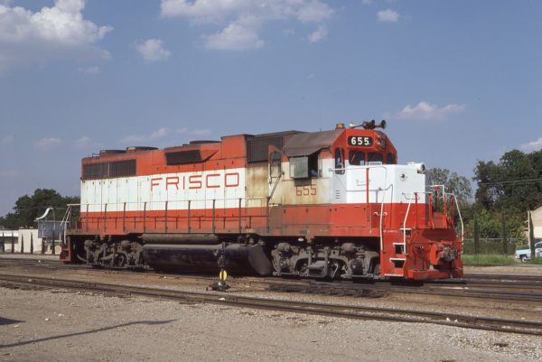 GP38AC 655 at Fort Worth, Texas on August 23, 1980 (P.F. DeLuca)