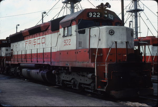 SD45 922 (location unknown) in April 1976