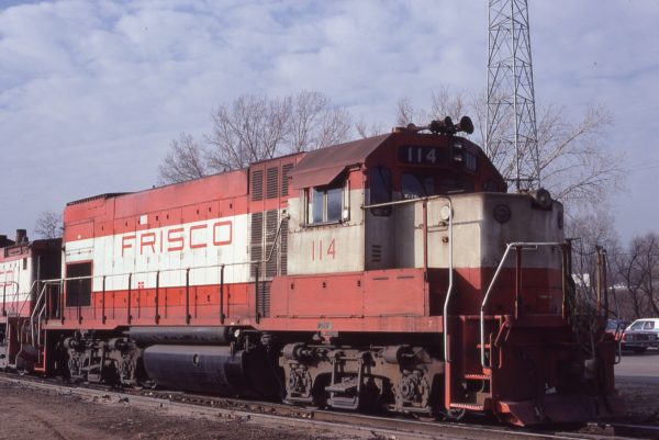 GP15-1 114 at Kansas City, Kansas on December 21, 1979 (Jim Wilson)