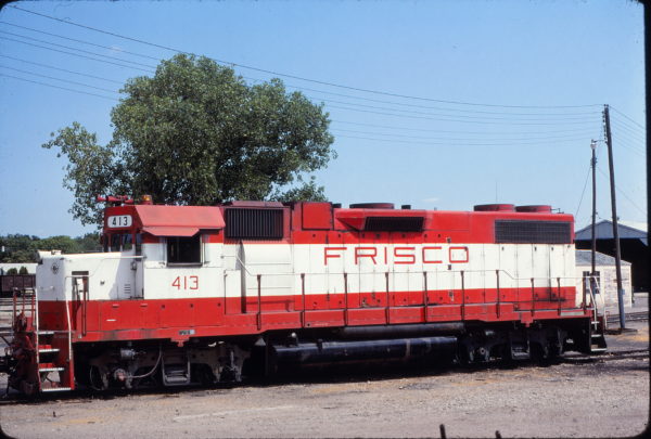 GP38-2 413 at Fort Worth, Texas on July 27, 1980 (Bill Phillips)