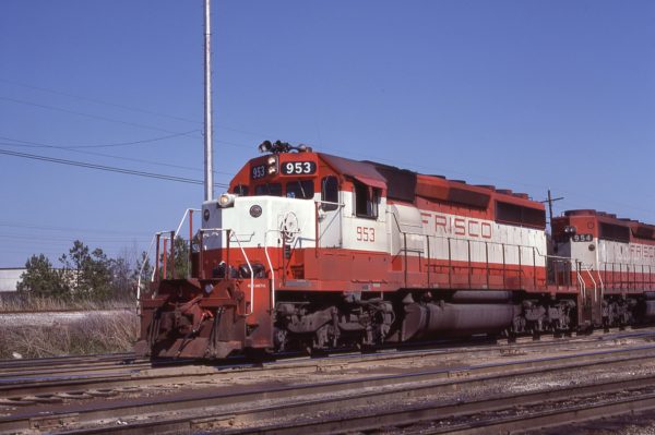 SD40-2 953 at Memphis, Tennessee on April 1, 1980 (J.H. Wilson)