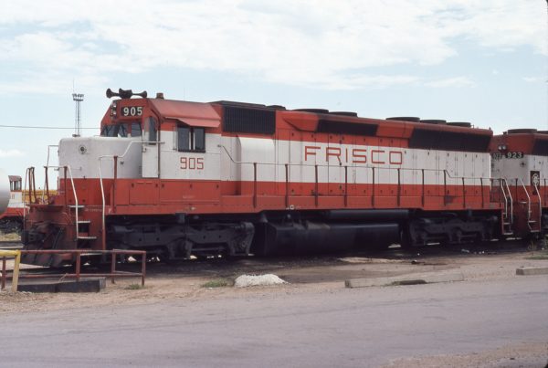 SD45 905 at Tulsa, Oklahoma on August 31, 1980 (P.B. Wendt)